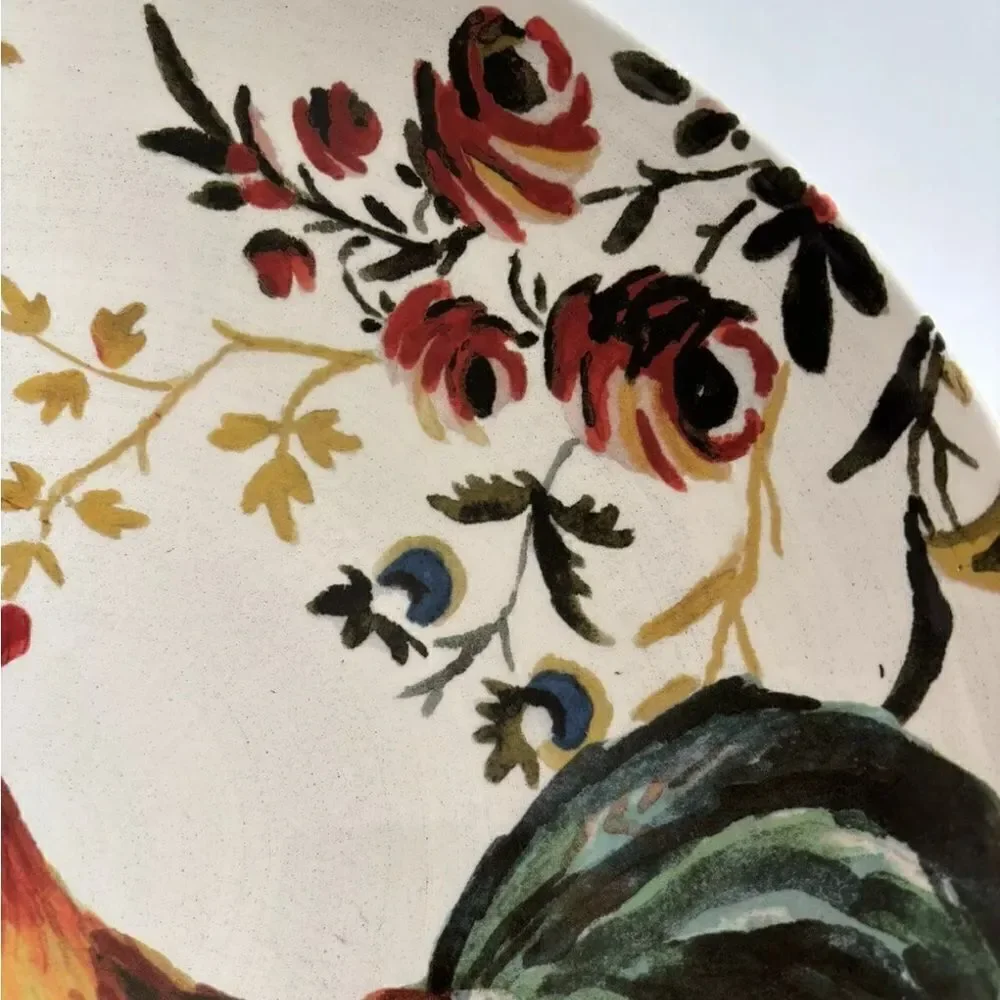 Williams Sonoma Rooster Francais Large Serving Bowl By Marc Lacaze 2008